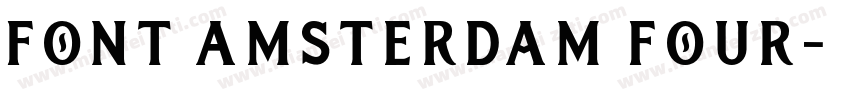 Font Amsterdam four字体转换